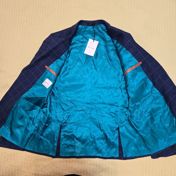 Paul Smith Italian Made Single-Breasted Gents Tailored Fit Pinstripe Suit - Picture 10 of 16